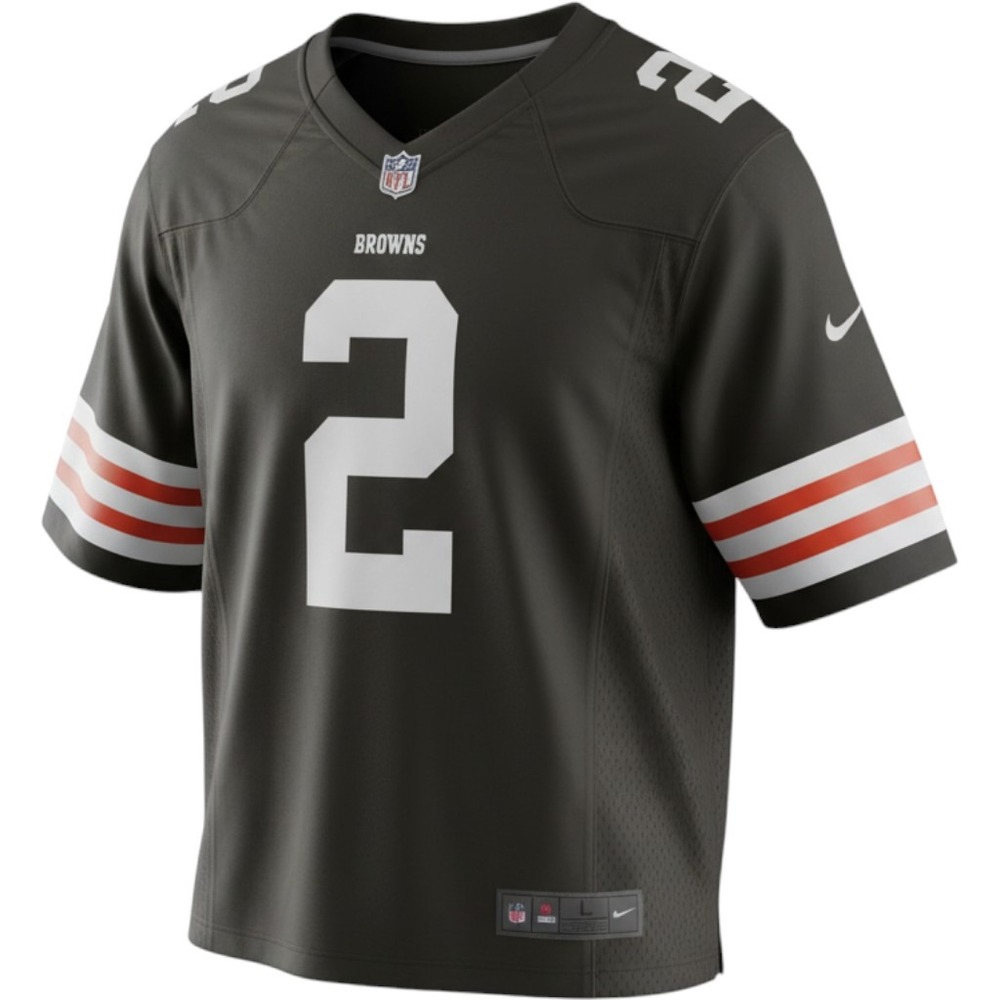 Nike Cleveland Browns Johnny Manziel 2 NFL Jersey Mens Large Brown